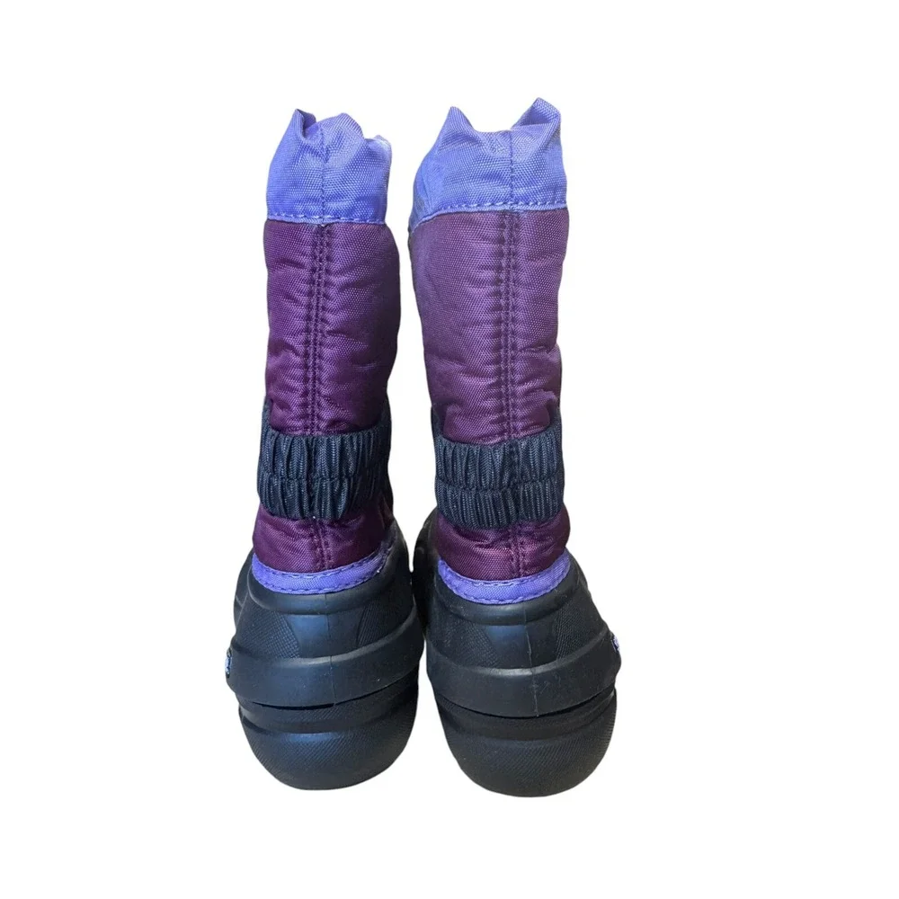 Sorel Snow Commander Kids Purple Plum Winter Snow Boots Toddler Size 6